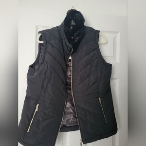 Calvin Klein Women's Black Quilted Vest